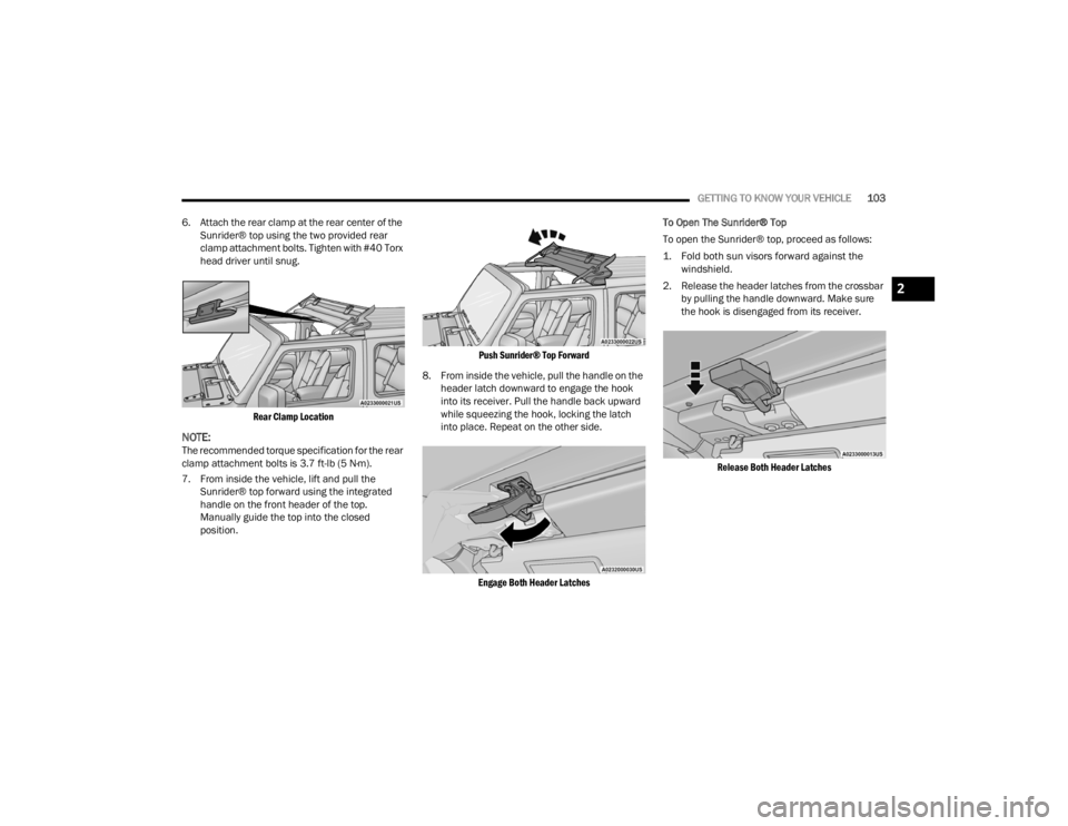 JEEP WRANGLER 4XE JL 2022  Owners Manual 
2

22_JL_OM_EN_USC_t.book  Page 103   
