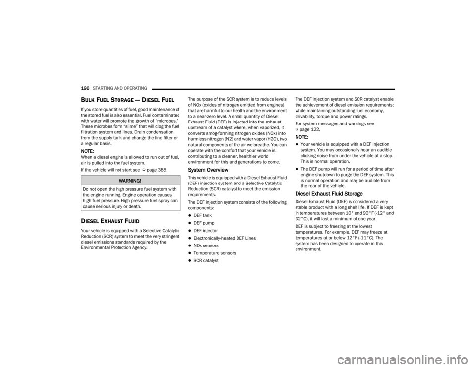 JEEP WRANGLER 4XE JL 2022  Owners Manual �:�$�5�1�,�1�*�
��R��Q�R�W��R�S�H�Q��W�K�H��K�L�J�K��S�U�H�V�V�X�U�H��I�X�H�O��V�\�V�W�H�P��Z�L�W�K�
�W�K�H��H�Q�J�L�Q�H��U�X�Q�Q�L�Q�J���(�Q�J�L�Q�H��R�S�H�U�D�W�L�R�Q��F�D�X�V�H�V�