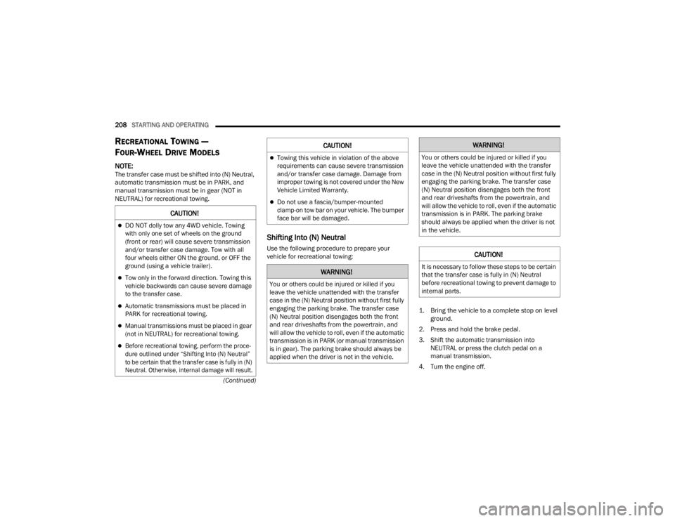 JEEP WRANGLER 4XE JL 2022  Owners Manual �:�$�5�1�,�1�*�
�<�R�X��R�U��R�W�K�H�U�V��F�R�X�O�G��E�H��L�Q�M�X�U�H�G��R�U��N�L�O�O�H�G��L�I��\�R�X�
�O�H�D�Y�H��W�K�H��Y�H�K�L�F�O�H��X�Q�D�W�W�H�Q�G�H�G��Z�L�W�K��W�K�H��W�U�D�Q�V