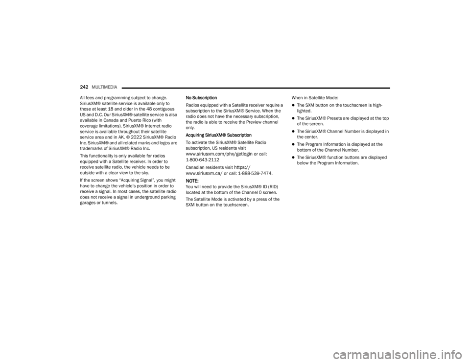 JEEP WRANGLER 4XE JL 2022  Owners Manual 