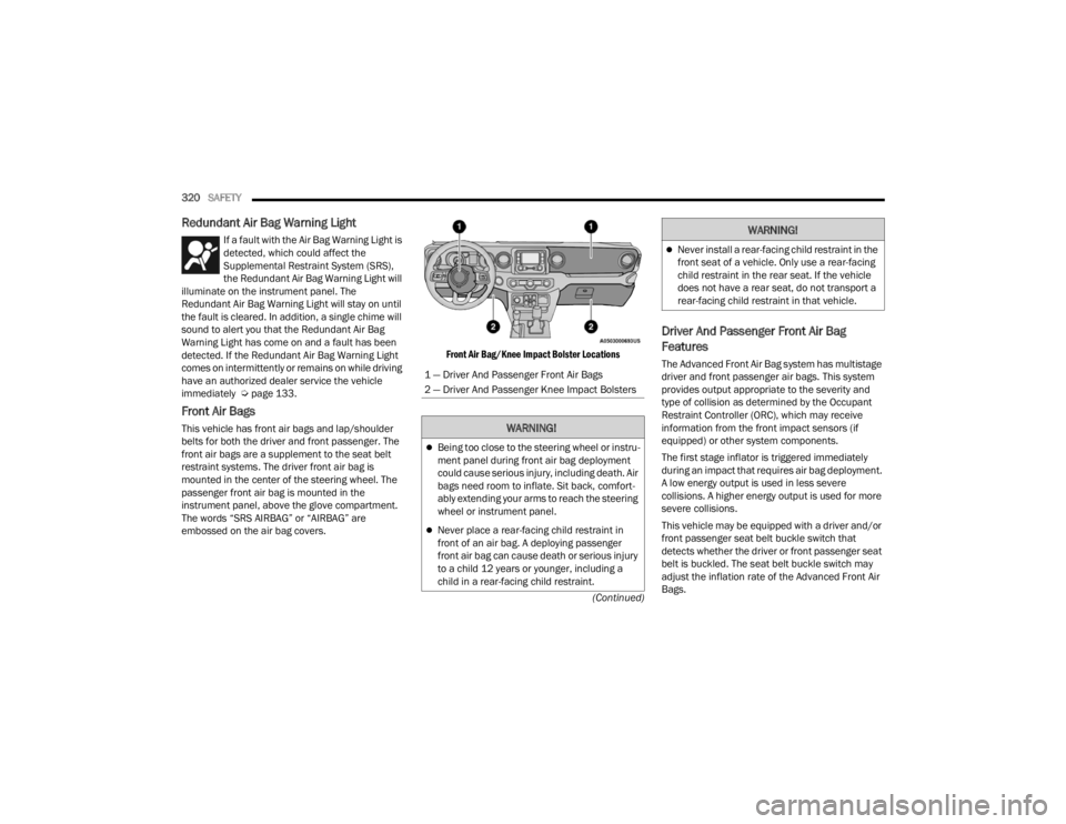JEEP WRANGLER 4XE JL 2022  Owners Manual ���