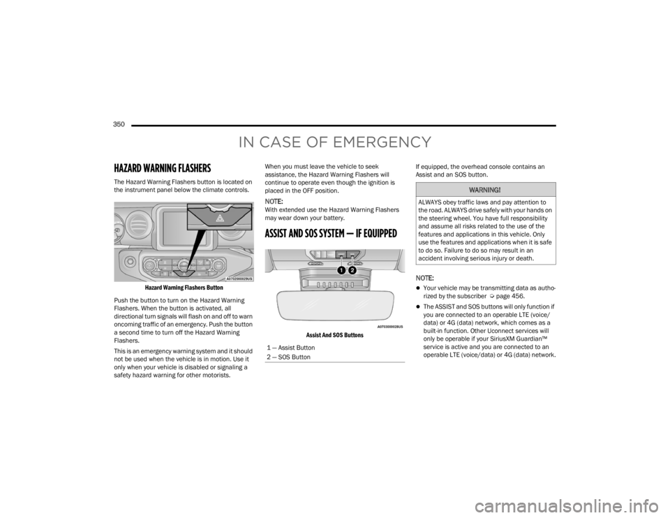 JEEP WRANGLER 4XE JL 2022  Owners Manual ���