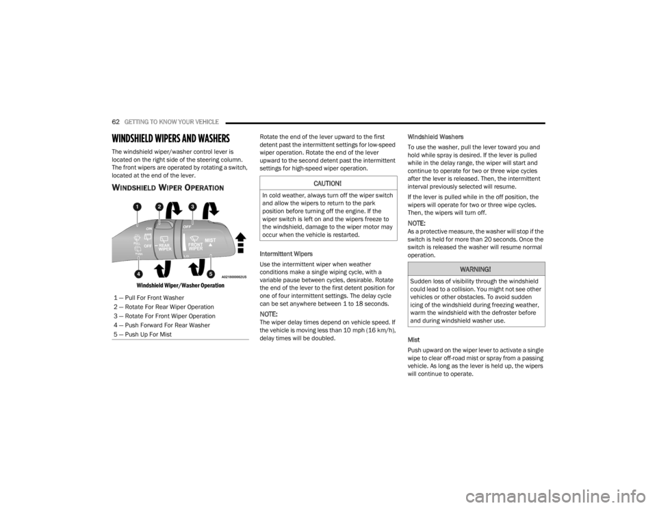 JEEP WRANGLER 4XE JL 2022 Repair Manual �&�$�8�7�,�2�1�
�,�Q��F�R�O�G��Z�H�D�W�K�H�U���D�O�Z�D�\�V��W�X�U�Q��R�I�I��W�K�H��Z�L�S�H�U��V�Z�L�W�F�K�
�D�Q�G��D�O�O�R�Z��W�K�H��Z�L�S�H�U�V��W�R��U�H�W�X�U�Q��W�R��W�K�H��S�D�U