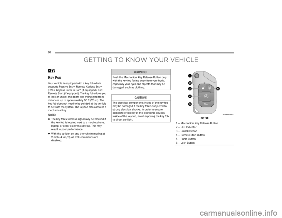 JEEP WRANGLER 4XE JL 2021 User Guide ���