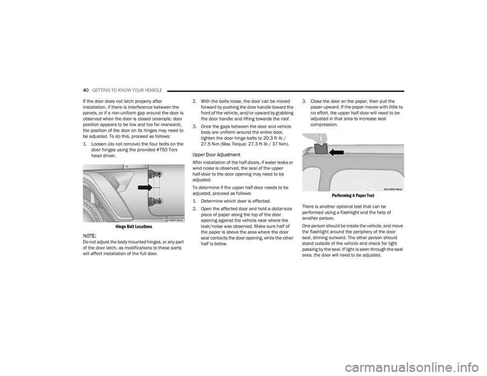 JEEP WRANGLER 4XE JL 2021 Service Manual 