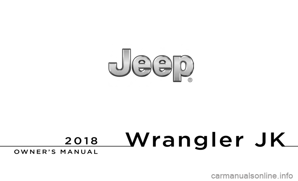 JEEP WRANGLER JK 2019  Owners Manual 