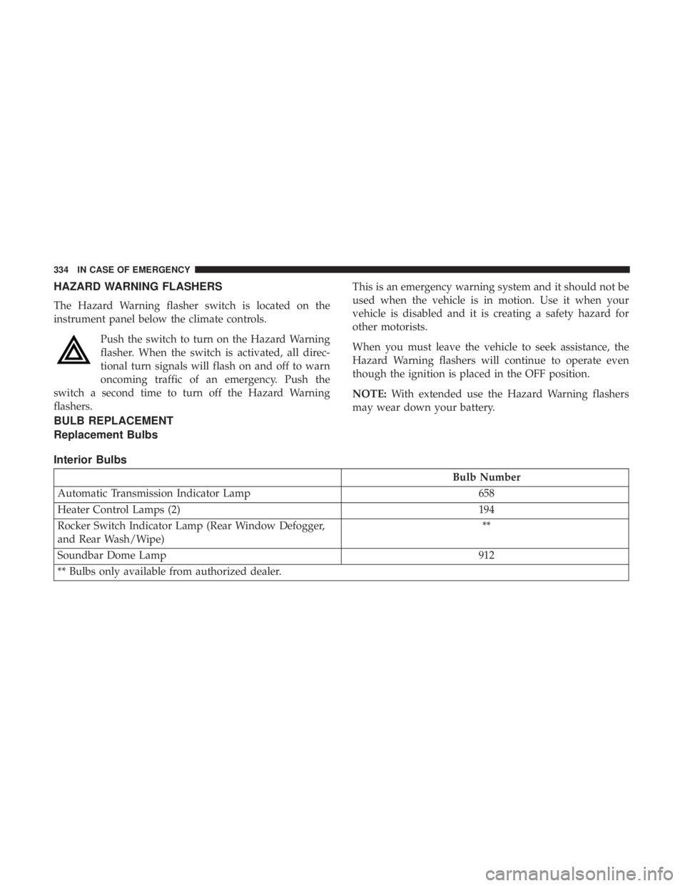 JEEP WRANGLER JK 2018  Owners Manual 