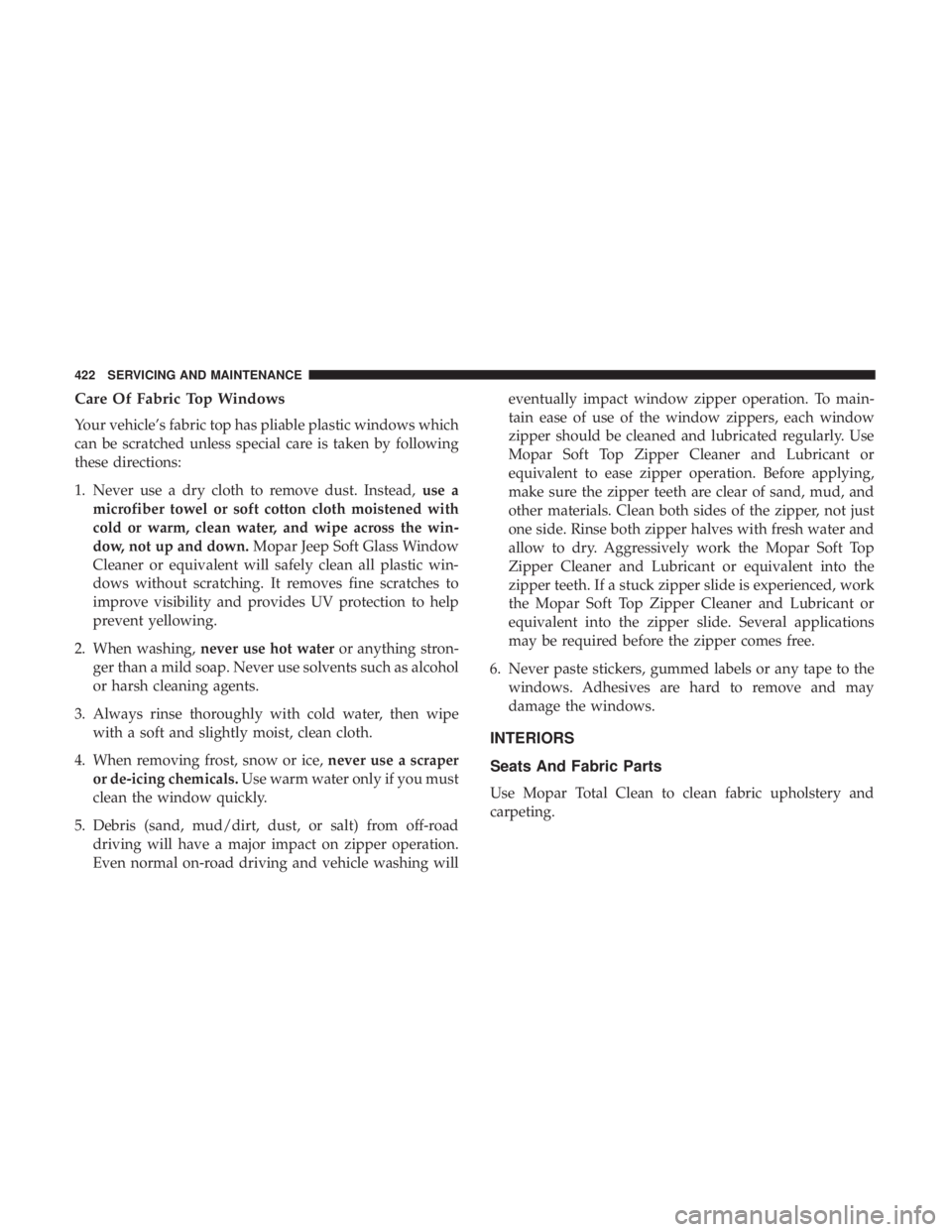 JEEP WRANGLER JK 2018  Owners Manual 