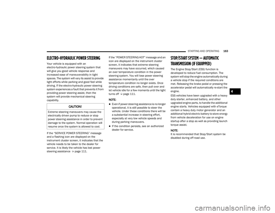 JEEP WRANGLER 2022  Owners Manual 4

21_JL_OM_EN_USC_t.book  Page 163   