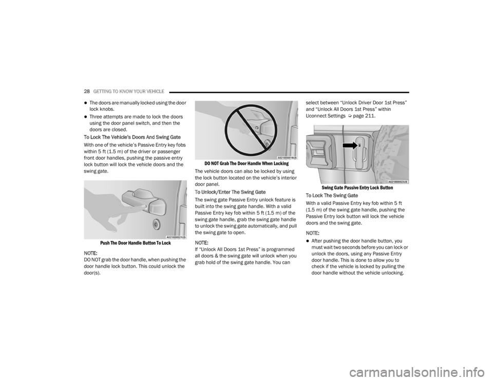 JEEP WRANGLER 2022 Owners Manual 