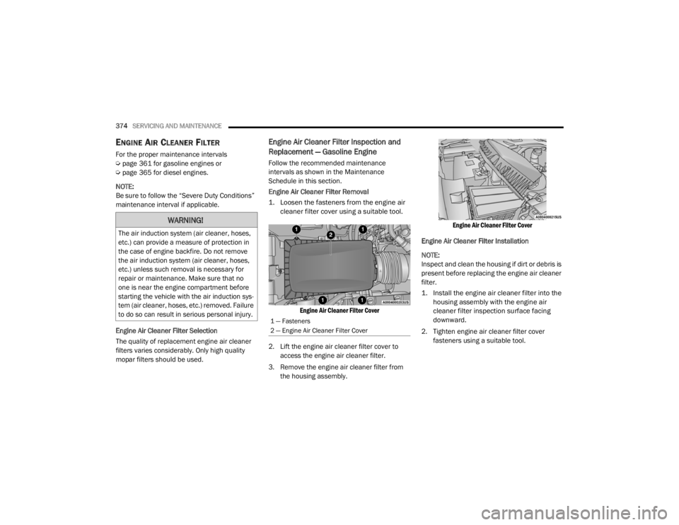 JEEP WRANGLER 2022  Owners Manual �:�$�5�1�,�1�*�
�7�K�H��D�L�U��L�Q�G�X�F�W�L�R�Q��V�\�V�W�H�P���D�L�U��F�O�H�D�Q�H�U���K�R�V�H�V��
�H�W�F��\f��F�D�Q��S�U�R�Y�L�G�H��D��P�H�D�V�X�U�H��R�I��S�U�R�W�H�F�W�L�R�Q��L�Q�