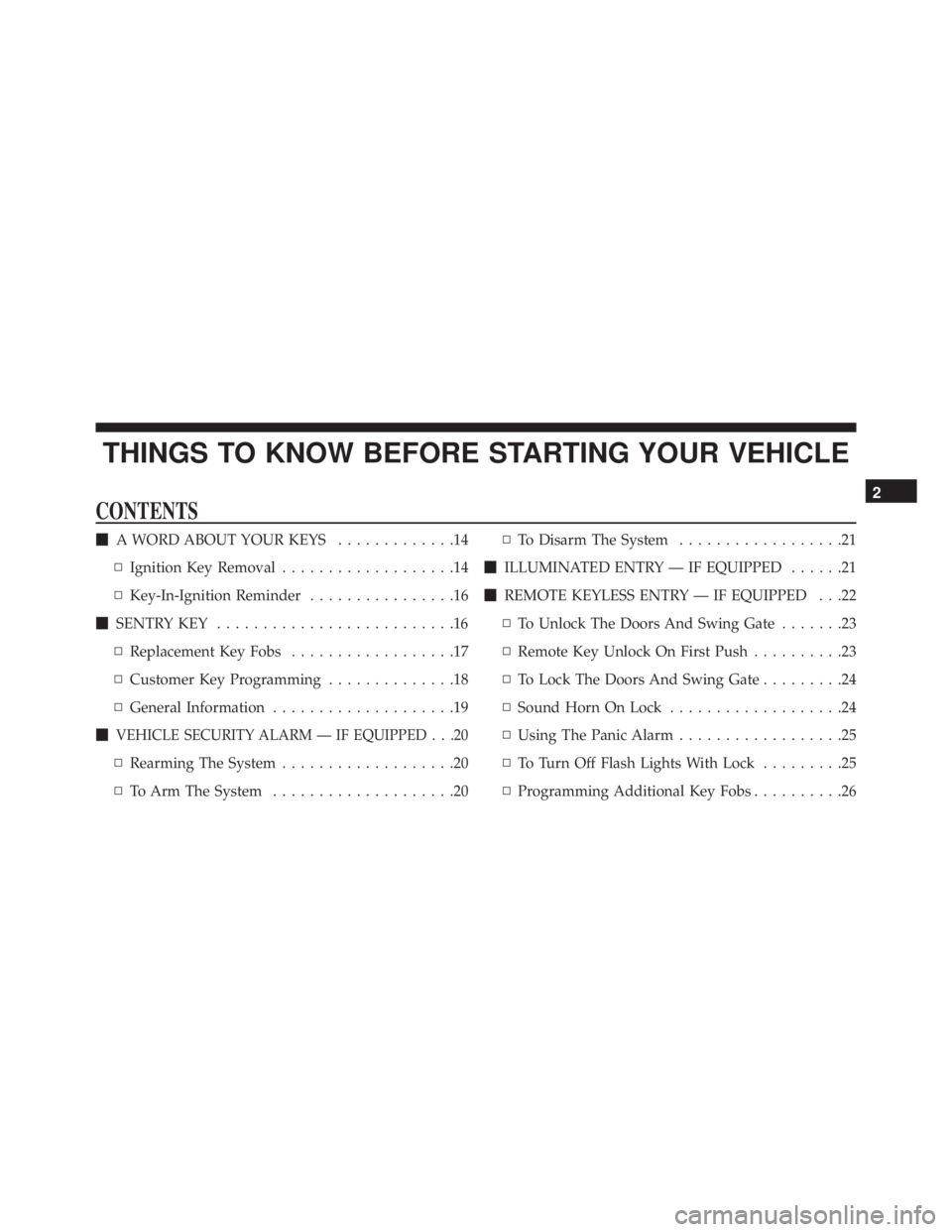 JEEP WRANGLER 2016 User Guide 