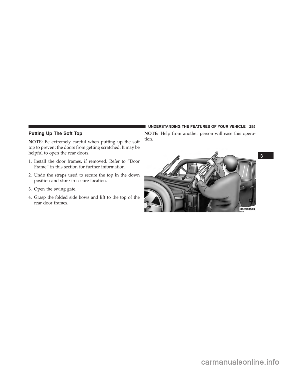 JEEP WRANGLER 2016  Owners Manual 3
UNDERSTANDING THE FEATURES OF YOUR VEHICLE 285 