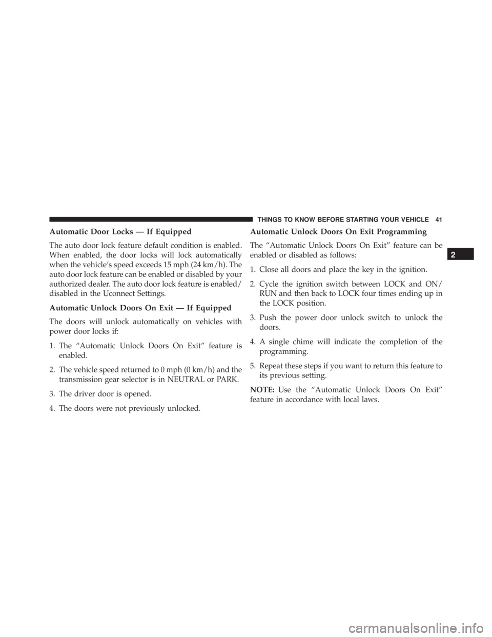JEEP WRANGLER 2016 Service Manual 