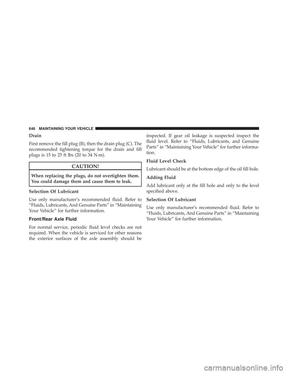 JEEP WRANGLER 2016 Owners Manual JEEP WRANGLER 2016 Owners Manual