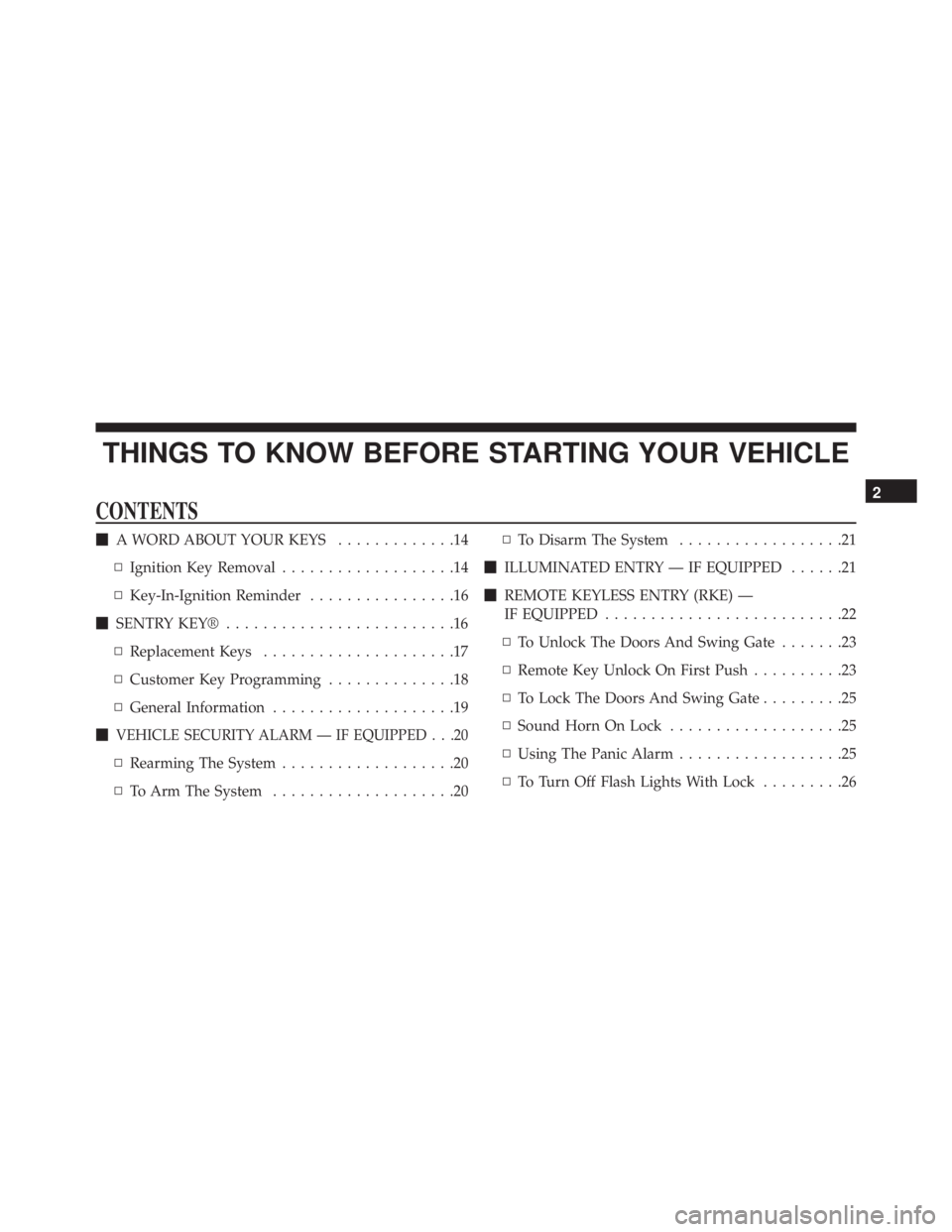 JEEP WRANGLER 2015 User Guide JEEP WRANGLER 2015 User Guide