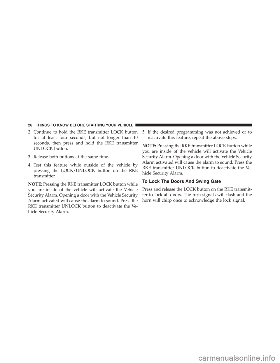 JEEP WRANGLER 2014 Owners Manual 