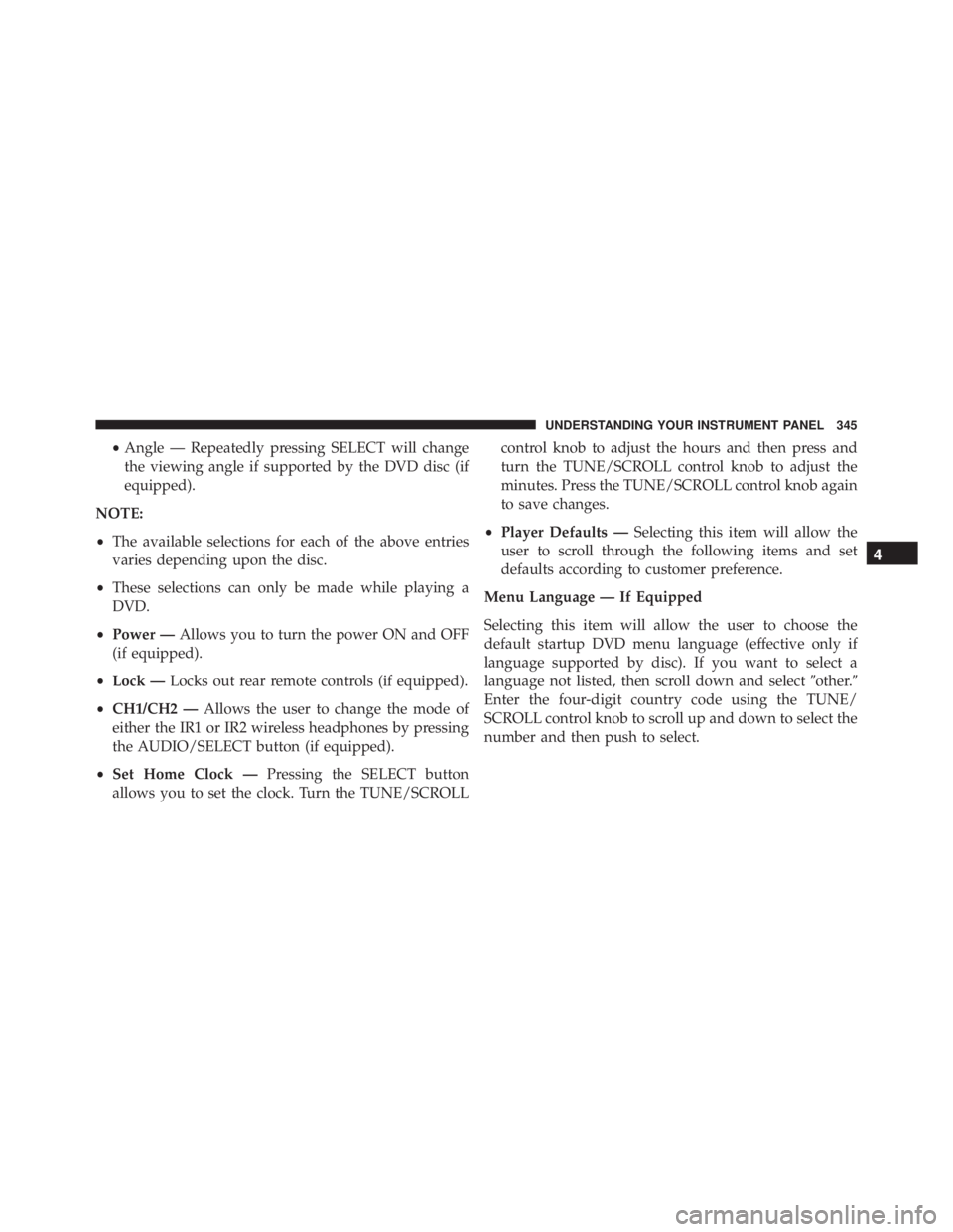 JEEP WRANGLER 2014  Owners Manual 