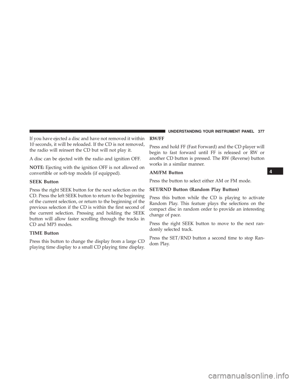 JEEP WRANGLER 2014  Owners Manual 