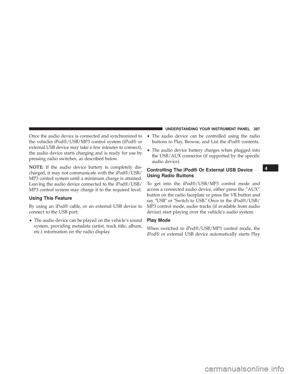 JEEP WRANGLER 2014  Owners Manual 