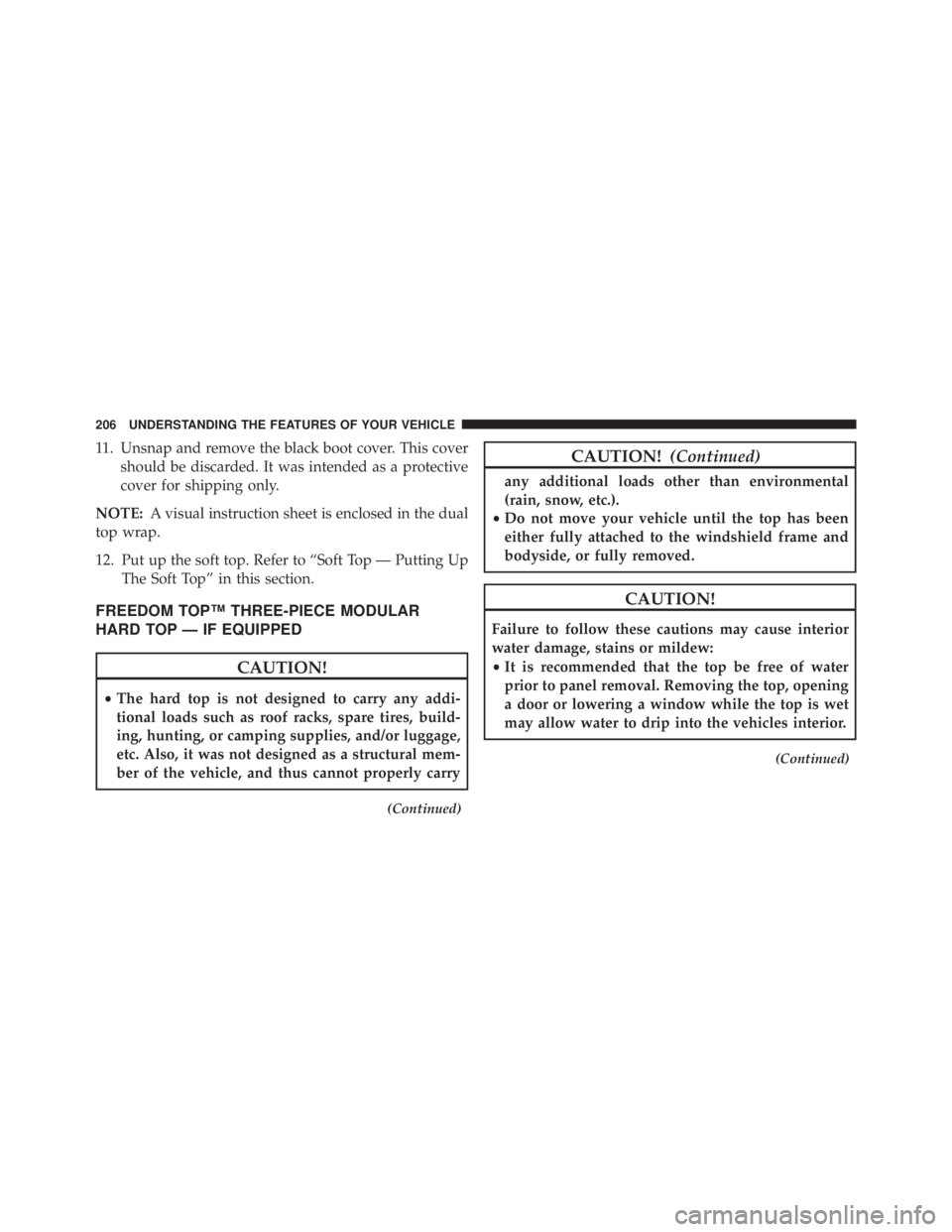 JEEP WRANGLER 2013 Owners Manual JEEP WRANGLER 2013 Owners Manual