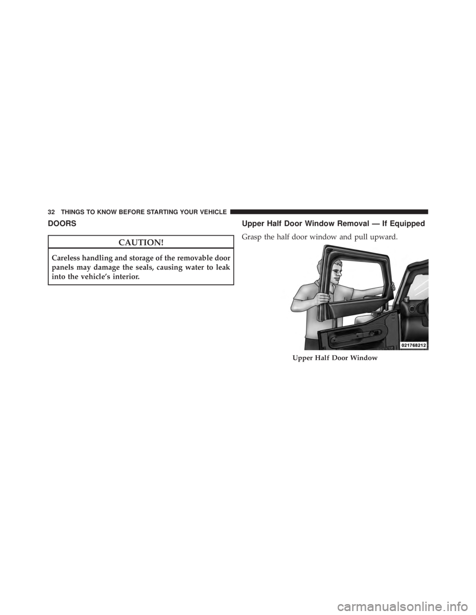JEEP WRANGLER 2013 Owners Guide JEEP WRANGLER 2013 Owners Guide