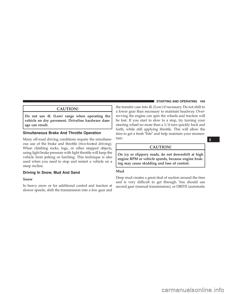 JEEP WRANGLER 2013  Owners Manual 