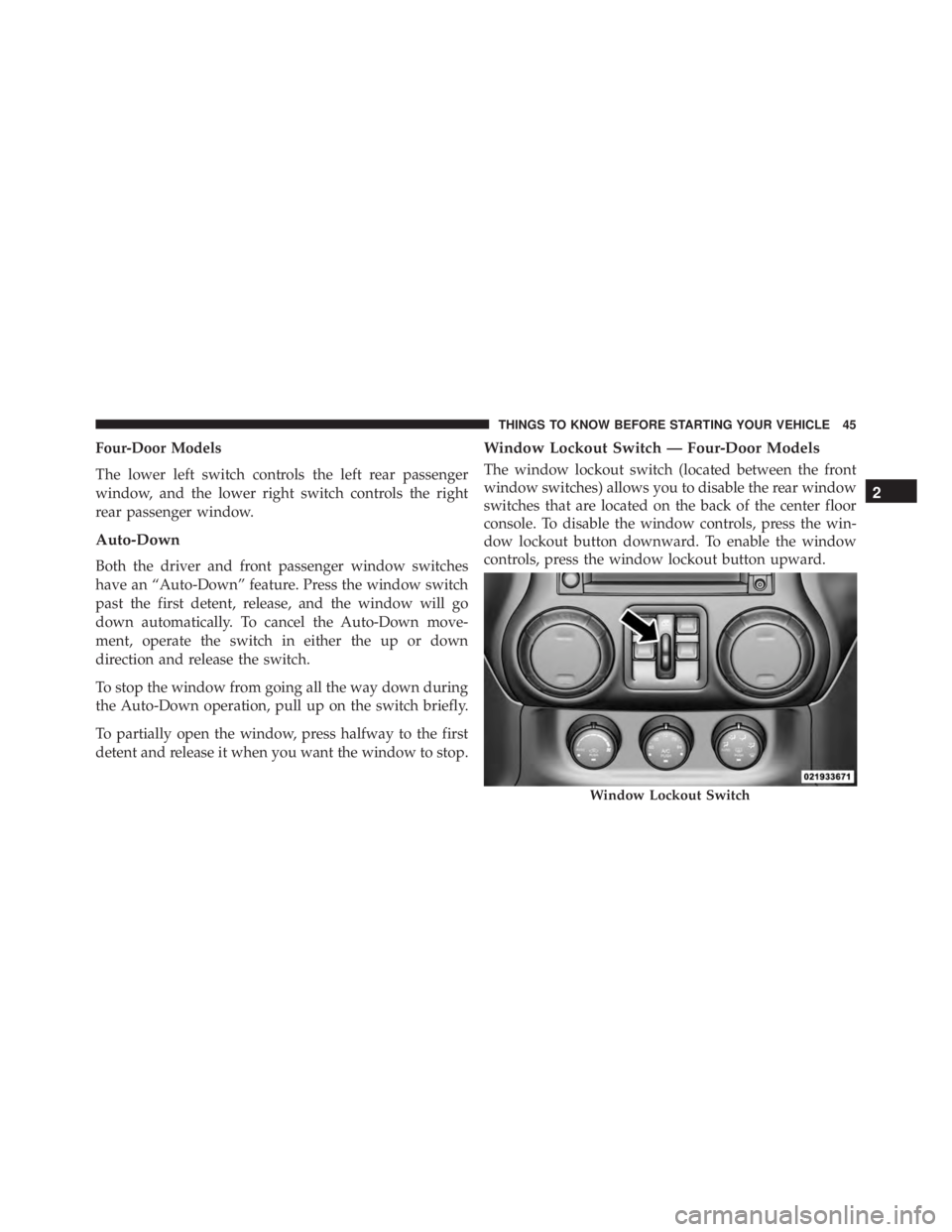 JEEP WRANGLER 2013 Service Manual 