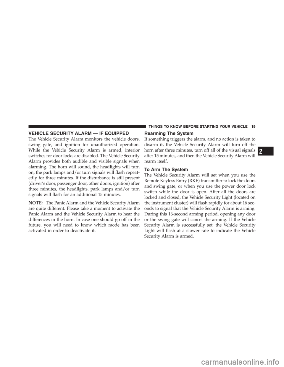 JEEP WRANGLER 2012 Owners Manual 