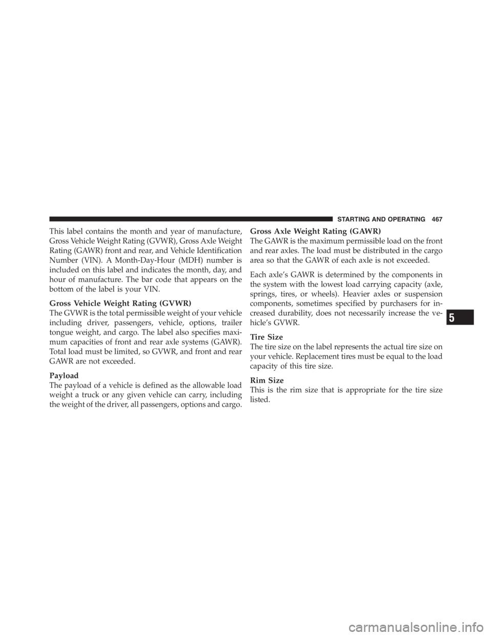 JEEP WRANGLER 2012  Owners Manual 