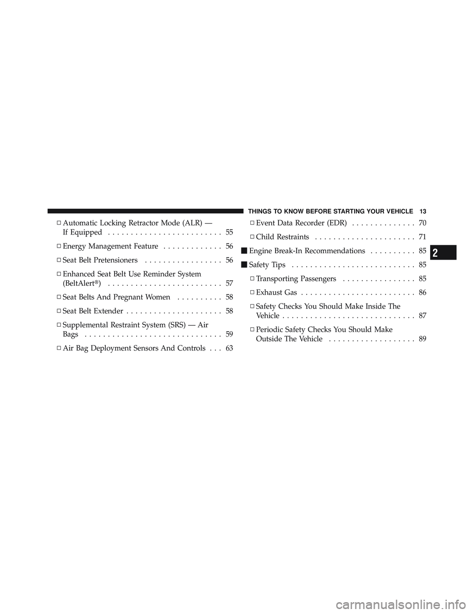JEEP WRANGLER 2011 User Guide 