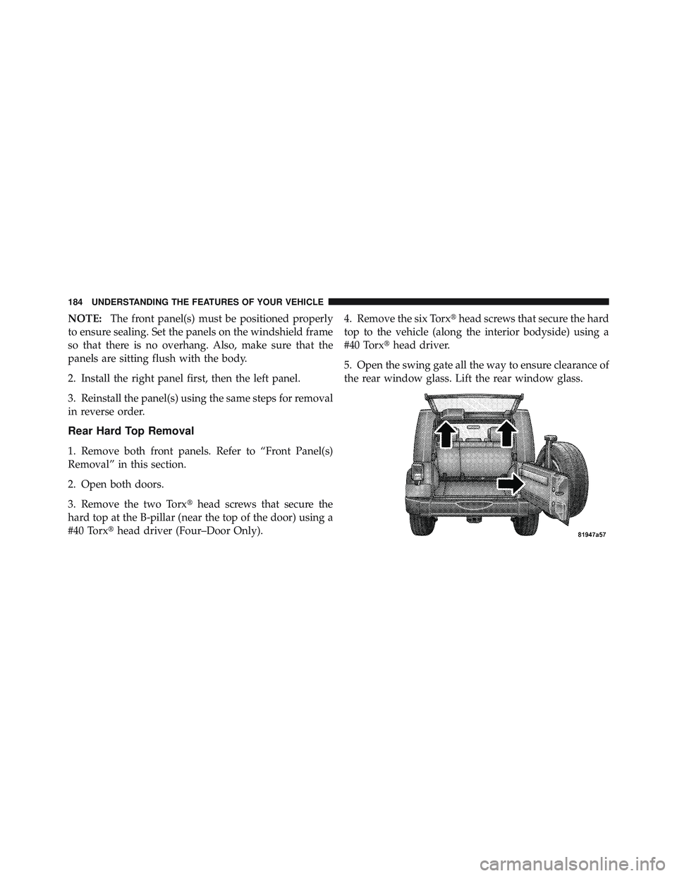 JEEP WRANGLER 2011 Owners Manual JEEP WRANGLER 2011 Owners Manual
