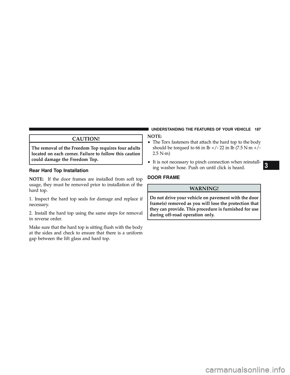 JEEP WRANGLER 2011 Owners Manual JEEP WRANGLER 2011 Owners Manual