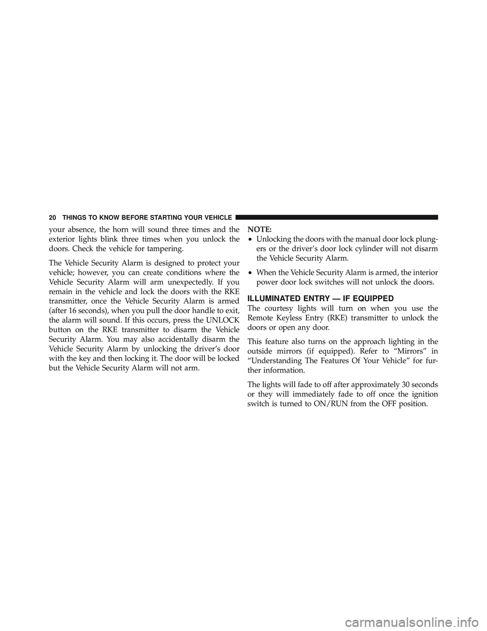 JEEP WRANGLER 2011 Owners Manual 