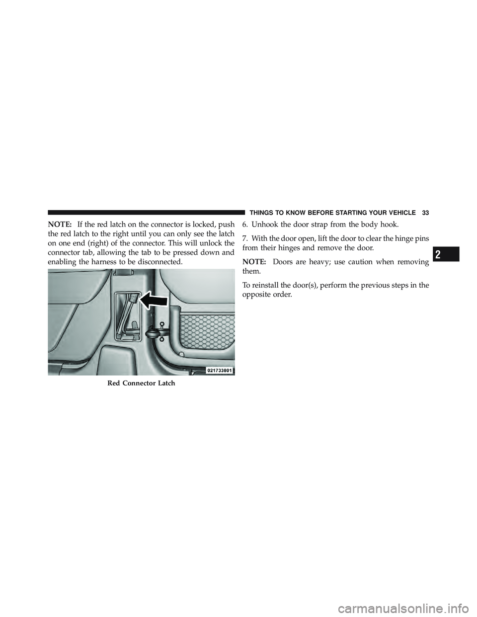 JEEP WRANGLER 2011 Owners Guide 