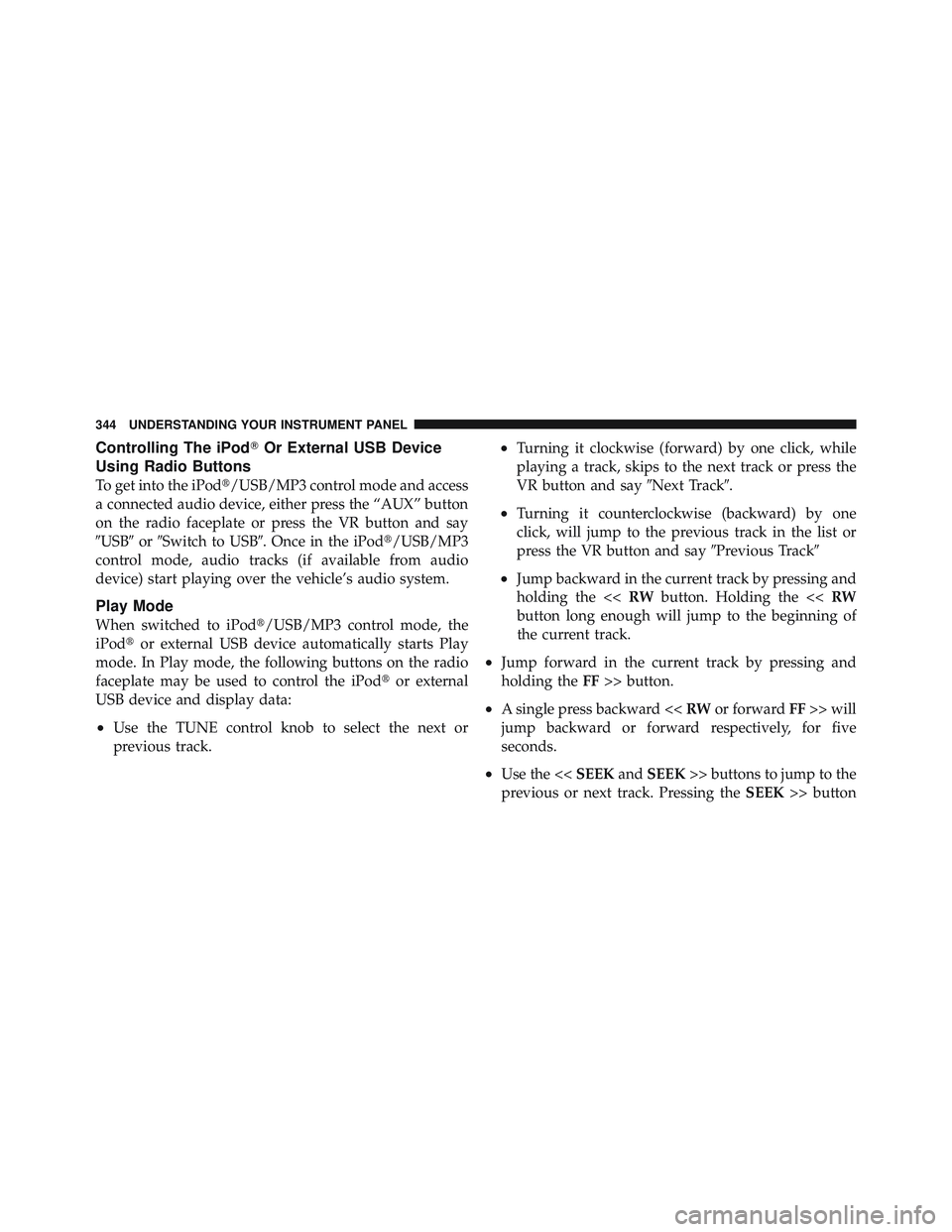 JEEP WRANGLER 2011  Owners Manual 