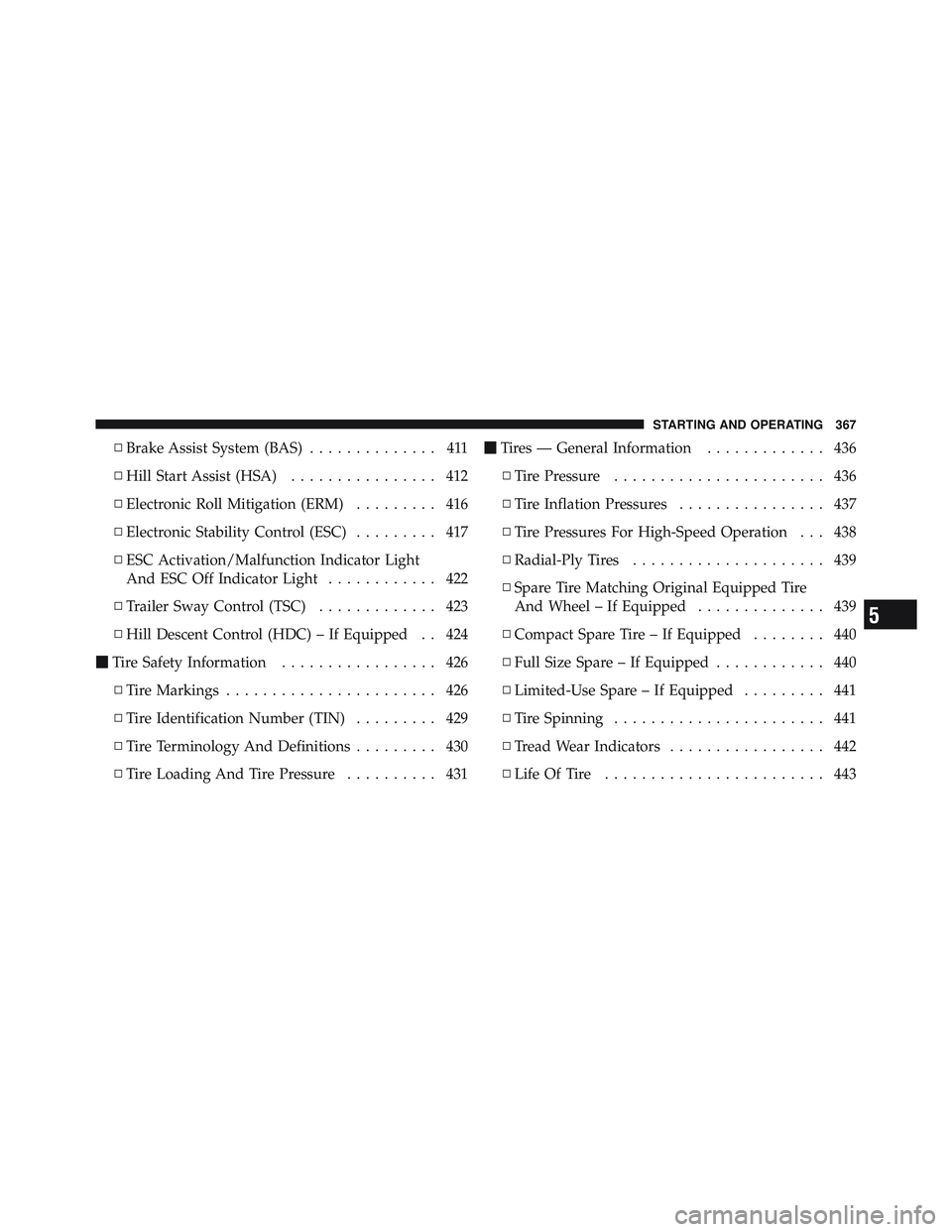JEEP WRANGLER 2011  Owners Manual 