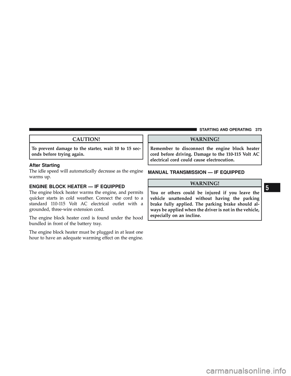 JEEP WRANGLER 2011 Owners Manual JEEP WRANGLER 2011 Owners Manual