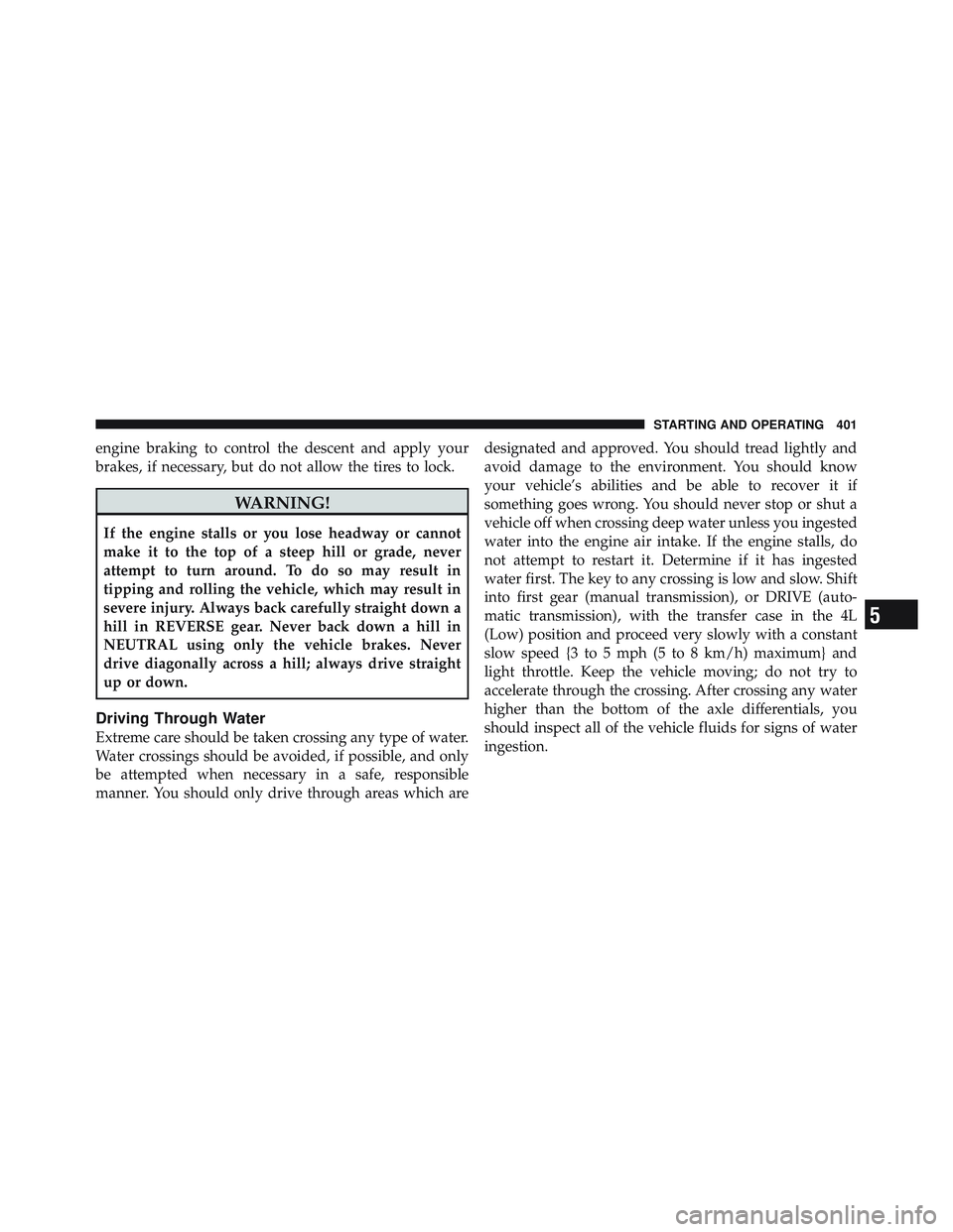 JEEP WRANGLER 2011  Owners Manual 