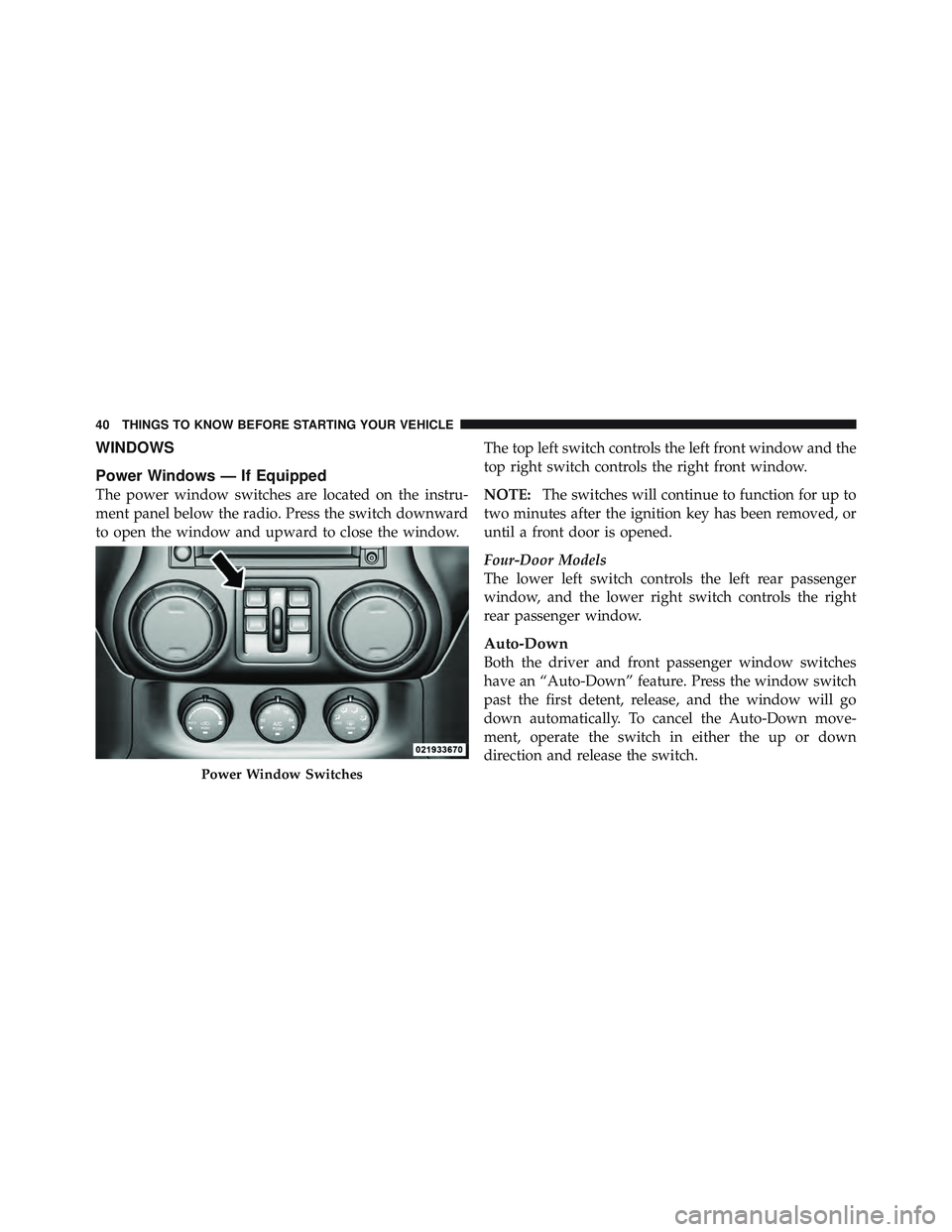 JEEP WRANGLER 2011 Service Manual JEEP WRANGLER 2011 Service Manual