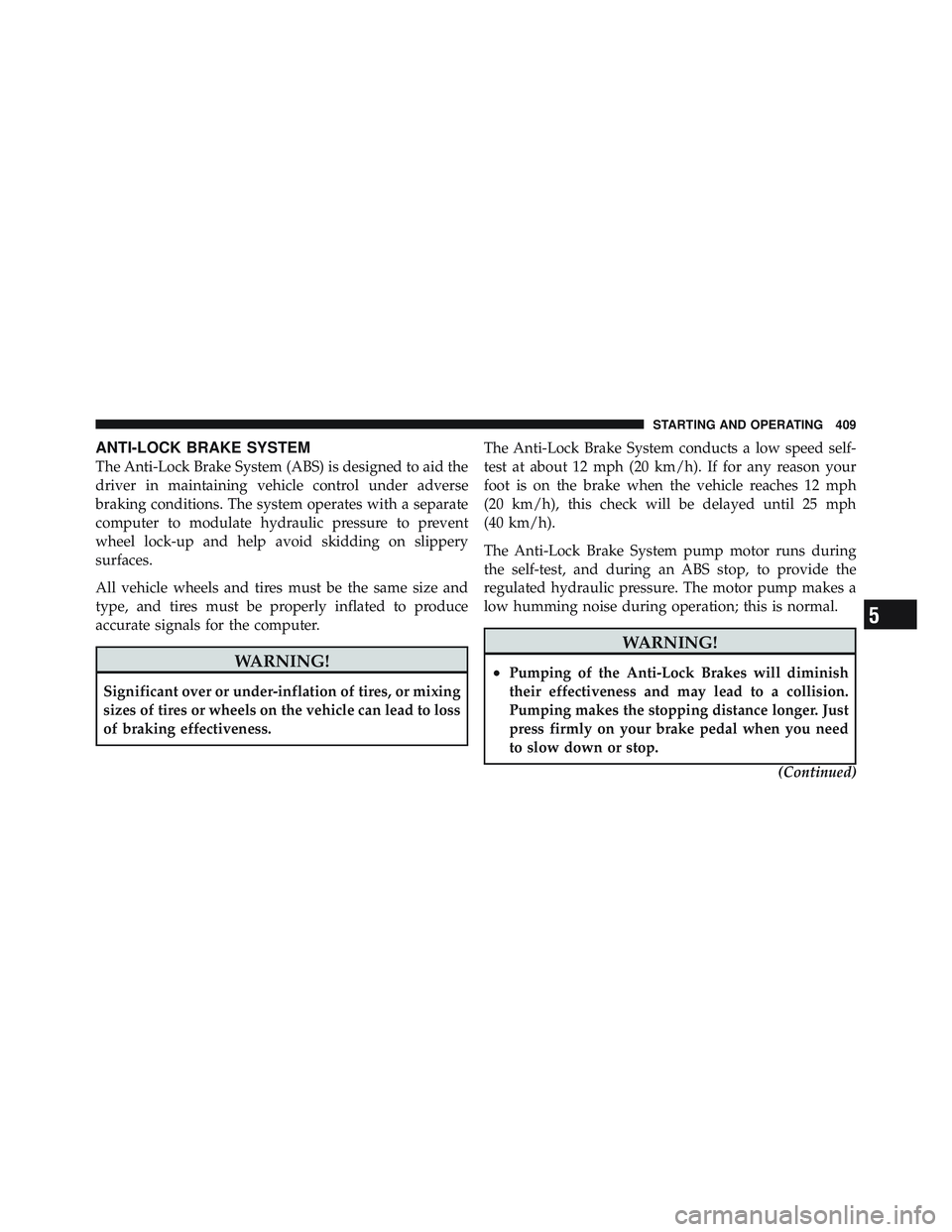 JEEP WRANGLER 2011  Owners Manual 