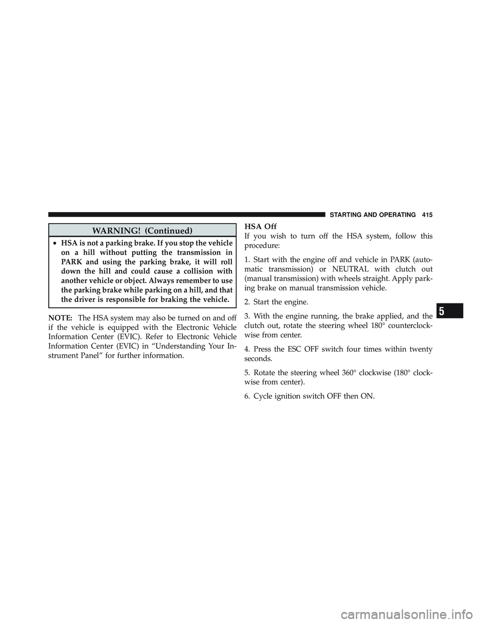JEEP WRANGLER 2011  Owners Manual 