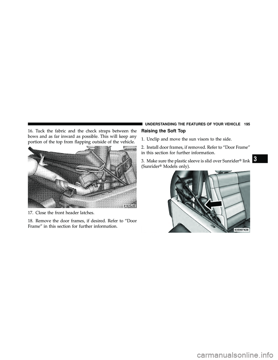 JEEP WRANGLER 2010  Owners Manual 3
UNDERSTANDING THE FEATURES OF YOUR VEHICLE 195 