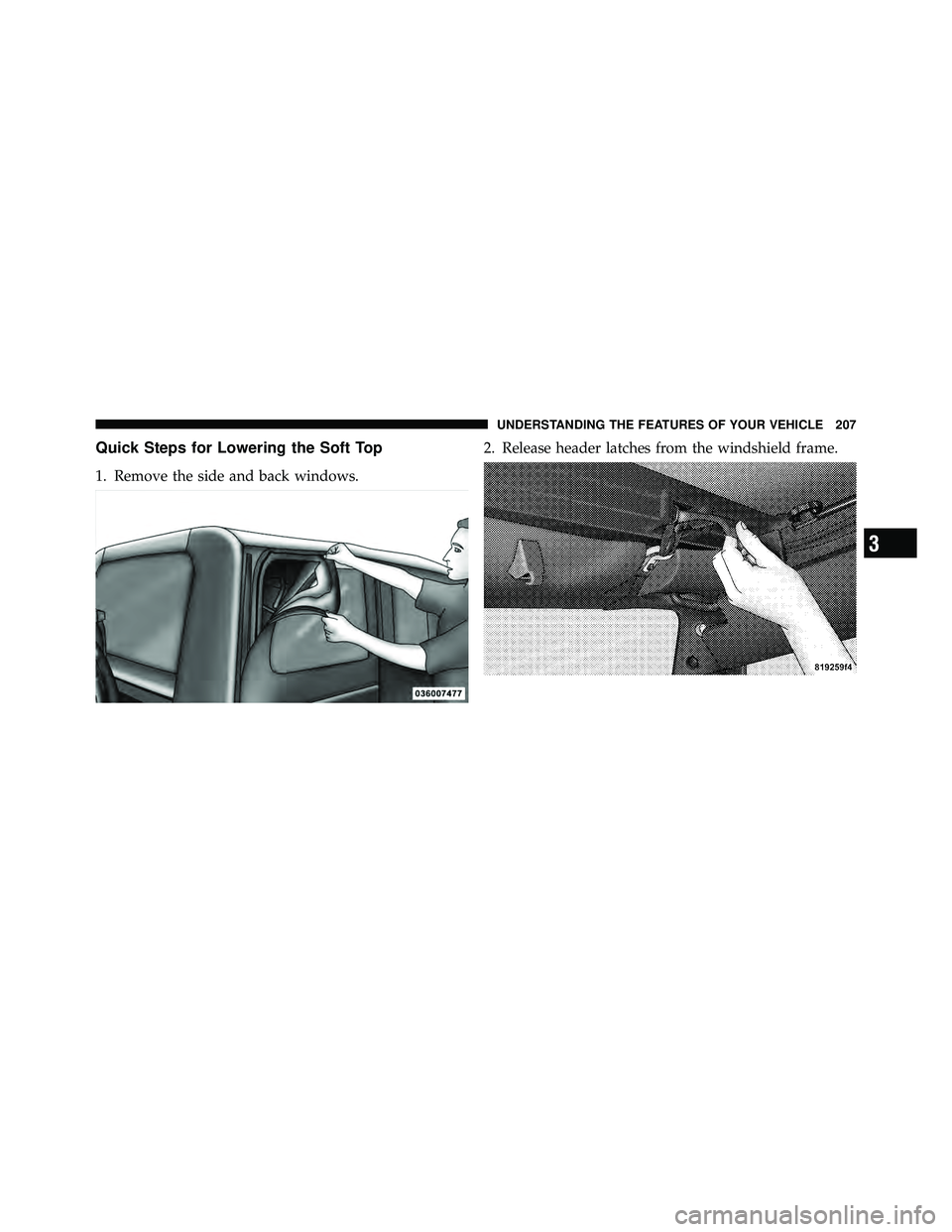 JEEP WRANGLER 2010  Owners Manual 3
UNDERSTANDING THE FEATURES OF YOUR VEHICLE 207 