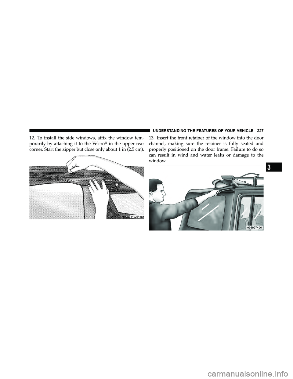 JEEP WRANGLER 2010  Owners Manual 3
UNDERSTANDING THE FEATURES OF YOUR VEHICLE 227 