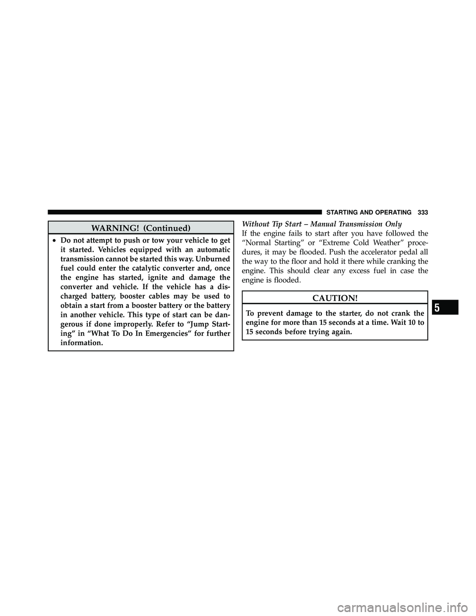 JEEP WRANGLER 2010  Owners Manual 