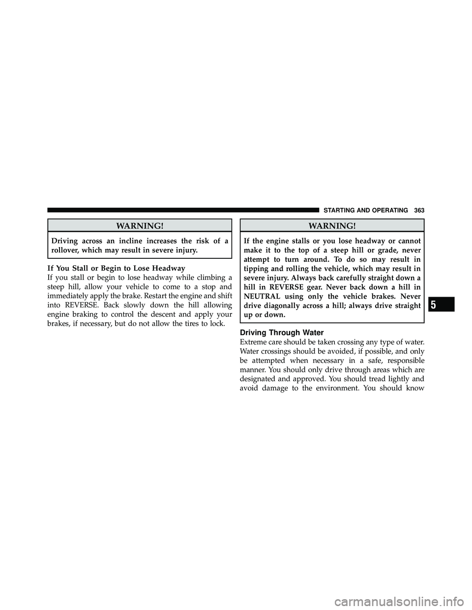 JEEP WRANGLER 2010  Owners Manual 