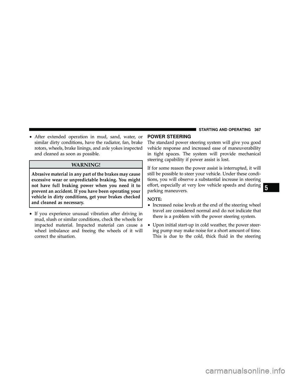 JEEP WRANGLER 2010  Owners Manual 