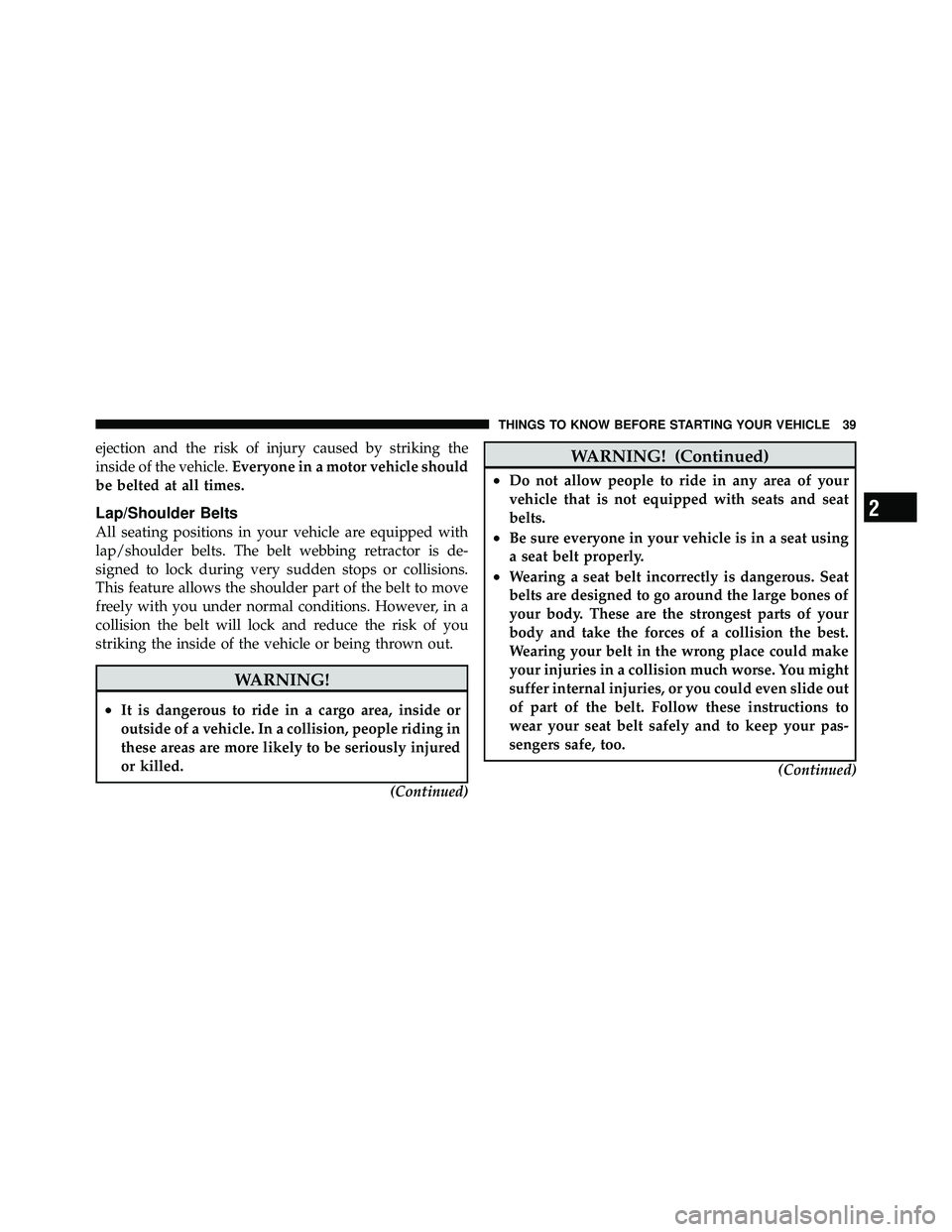 JEEP WRANGLER 2010 Owners Guide JEEP WRANGLER 2010 Owners Guide