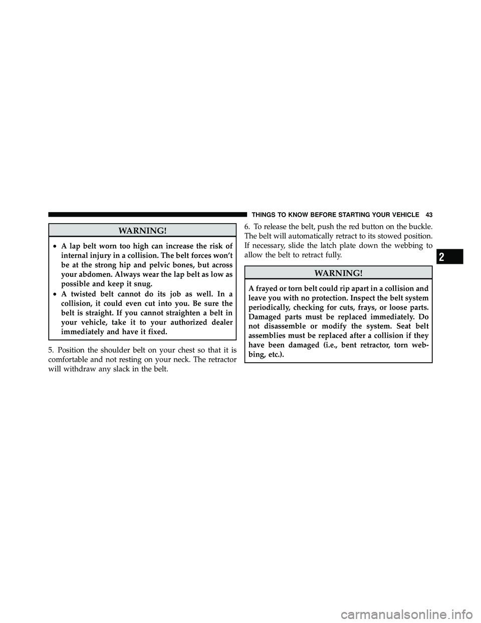 JEEP WRANGLER 2010 Service Manual 